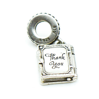 PANDORA Family Book Sterling Silver Dangle Charm With Engraving