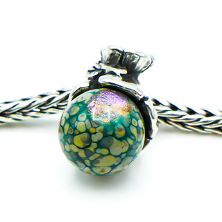 TROLLBEADS Forget-Me-Not With Bud Bead Sterling Silver Charm