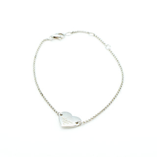 THOMAS SABO Adjustable Sterling Silver Engravable Heart Bracelet