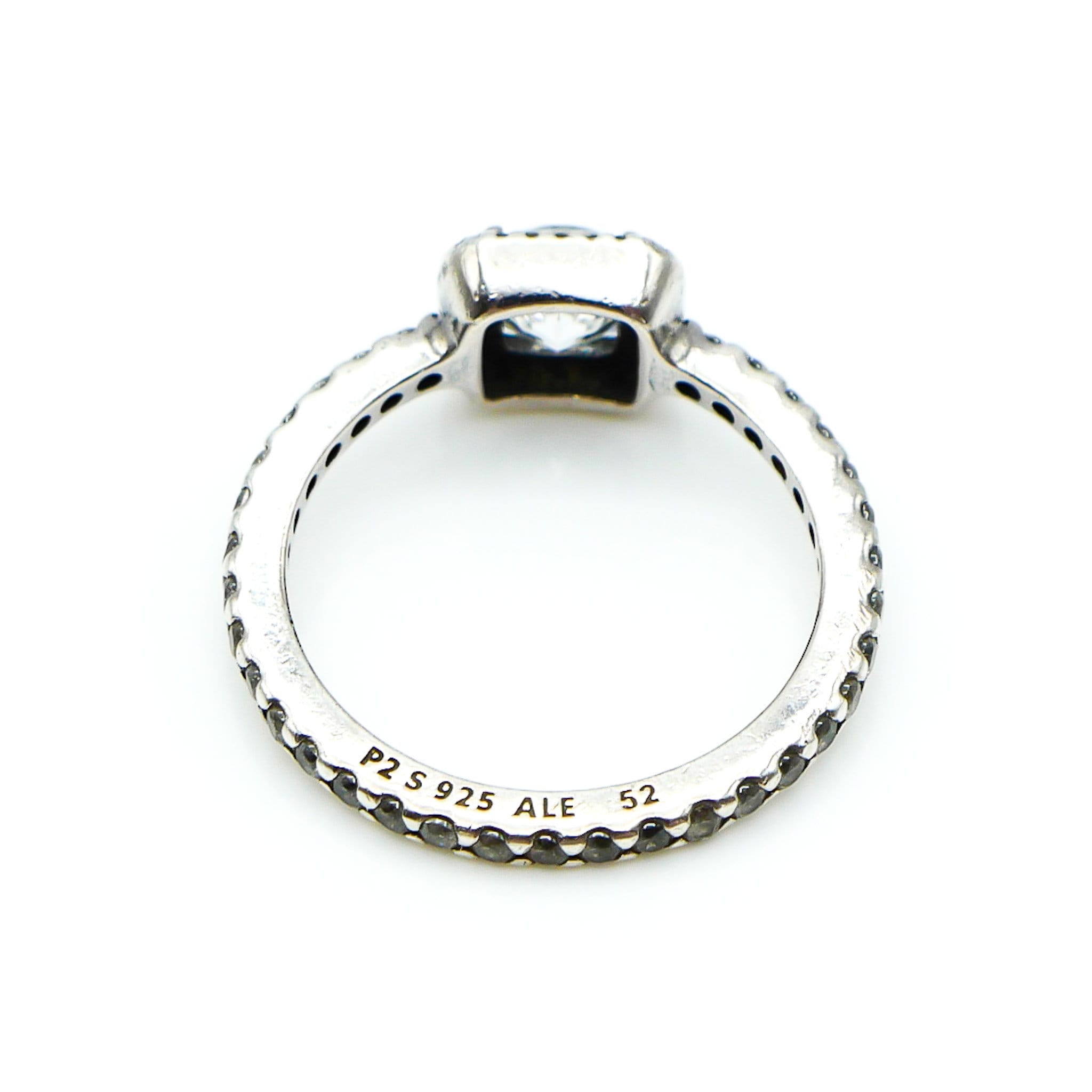 Pandora S925 Ale P2s925 Ale 52 Cz Sterling P2 S925 Ale 52 Ring P2