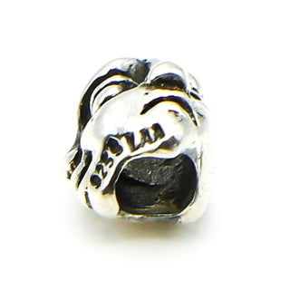 TROLLBEADS RARE Masks Bead Sterling Silver Charm