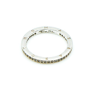 THOMAS SABO Size 7 (54) Sterling Silver Pavé Eternity Ring