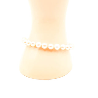 Pink Akoya Pearl Bracelet 7.5 Inches With 14K Gold Clasp