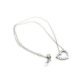 Pandora Loving Hearts of Pandora Sterling Silver 17.7-Inch Necklace With Clear Zirconia