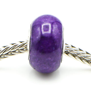GEMS ON VOGUE Purple Quartz Bead With Sterling Silver Core