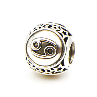 PANDORA Cancer Star Sign Sterling Silver Zodiac Charm