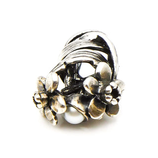 TROLLBEADS Daffodil of March Bead Sterling Silver Charm