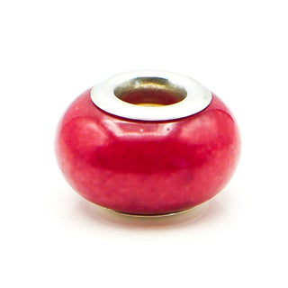 Gems En Vogue Red Quartz Bead With Sterling Silver Core