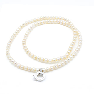 THOMAS SABO 27.5-Inch (70cm) Freshwater Pearl Charm Necklace