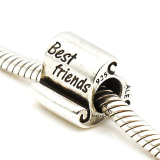 PANDORA Best Friends Scroll Sterling Silver Charm