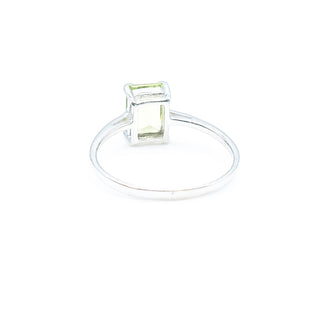 Sterling Silver Peridot Ring Size 5.75
