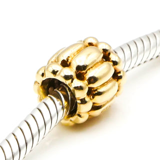 PANDORA 14K Gold Barrel Charm