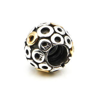 PANDORA Oh! Sterling Silver Charm With 14K Gold