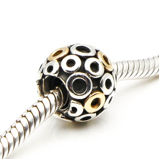 PANDORA Oh! Sterling Silver Charm With 14K Gold